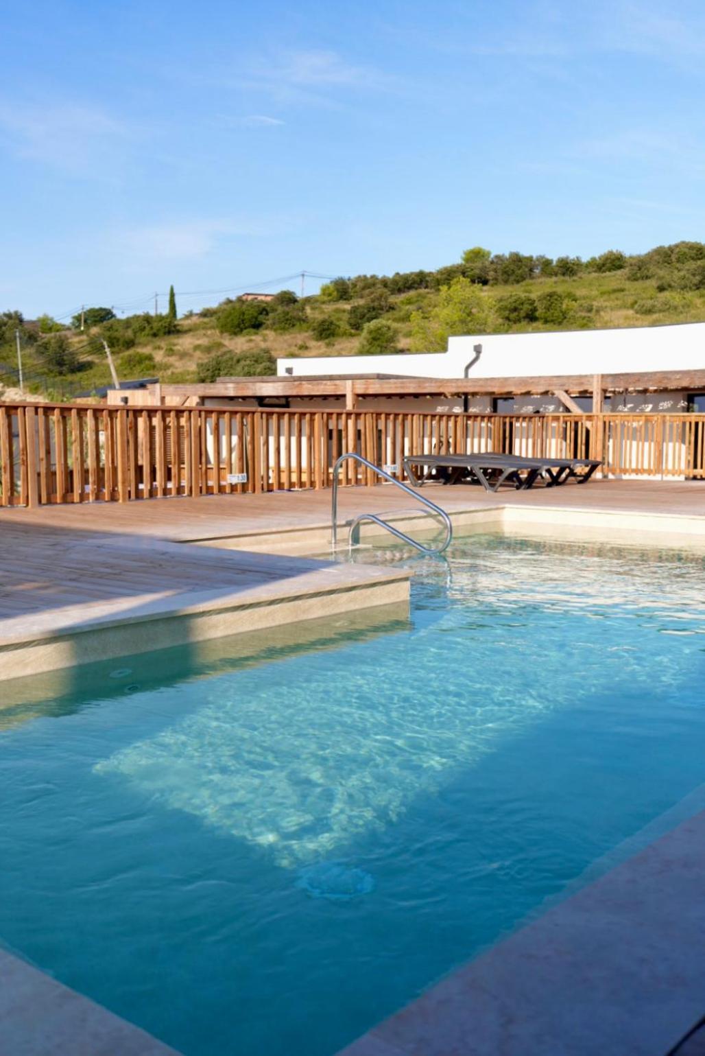 Camping Les Lodges Du Lagon Calvisson Buitenkant foto